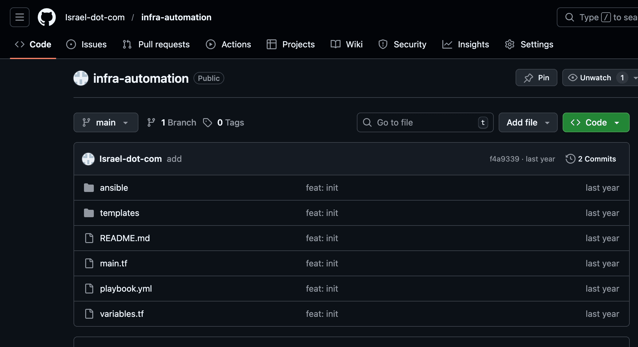 Infrastructure Automation