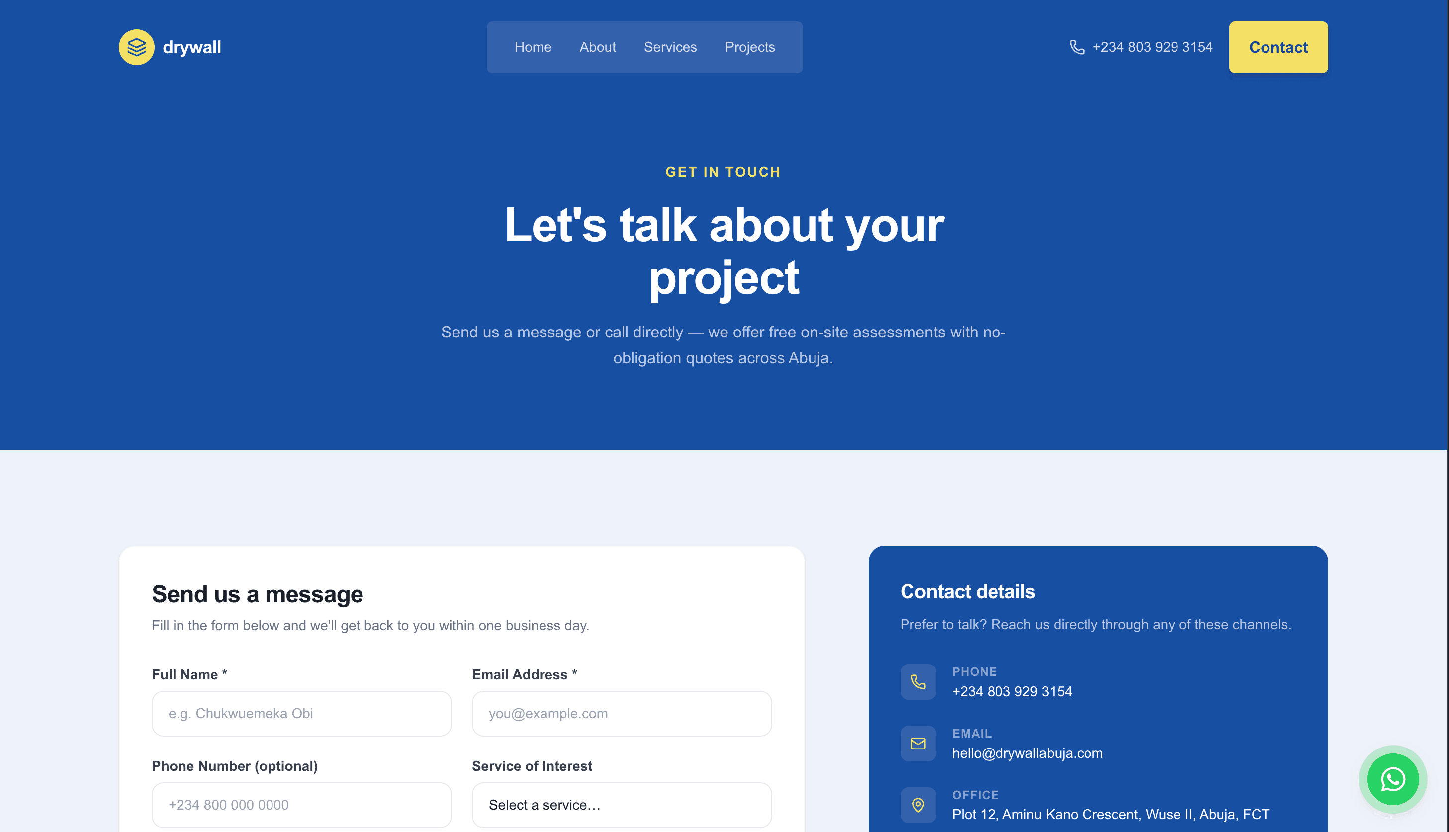 Drywall Container Abuja