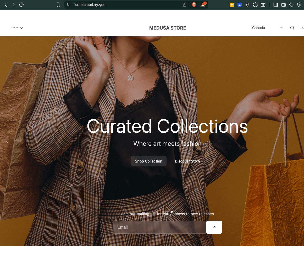 MedusaJS 2.0 E-commerce Store